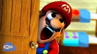 SMG4: Mario Gets His PINGAS Stuck In The Door