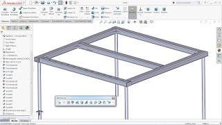 Solidworks tutorial Basic of Weldments