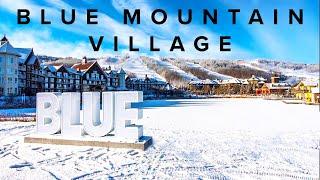 BLUE MOUNTAIN VILLAGE ONTARIO CANADA - BEST SKI RESORT IN ONTARIO