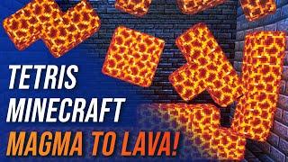 Tetris Minecraft Magma to Lava ASMR