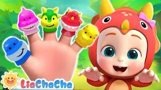 LIVE STREAM | Dino Finger Family, ABC Song and More! | LiaChaCha Nursery Rhymes & Kids Songs