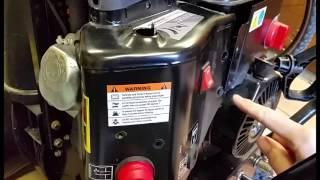 Drain gas in my Sno-tek 24in snow blower