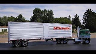 Great Dane Van Semi Trailer 1/25 Scale Model Kit Build How To Decals Rust Opening Doors AMT 1185