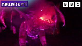 Racing pumpkins, puppets and mythical creatures | Strange News | Newsround