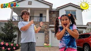 MARIA CLARA Y JP EN SU NUEVA CASA Y UNA RULETA MÁGICA! Maria and JP in her new home