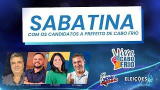 SABATINA COM OS CANDIDATOS A PREFEITO AO VIVO - VIVA CABO FRIO E PROGRAMA SIDNEI MARINHO