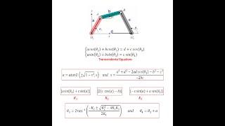 Analytical Solution of Four-bar Mechanism Position Problem