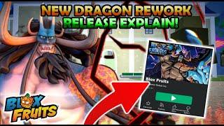Blox Fruits NEW DRAGON REWORK RELEASE DATE EXPLAINED! (THE TRUTH)