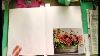 Big Random Glue Book * Flower Theme #gluebook #magazinecollage #collage #paper #papercrafts #crafts