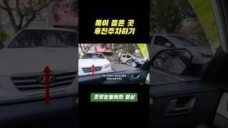 폭이 좁은 곳에서 후진주차하기 (초보운전 장롱면허 운전연수 운전연습)