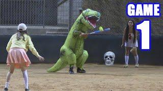 HALLOWEEN SPECIAL! | Offseason Softball Series | Game 1