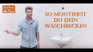 Waschbecken montieren (Komplettanleitung)