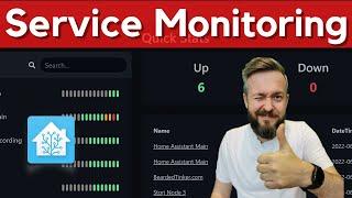 Like A Pro Service Monitoring with Uptime Kuma for Home Assistant