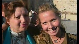 Israeli Russian army soldiers united in Israel with family (with IDF women and female soldiers)