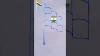 LLL = India flag  #flag #indian #indianflag #reelsvedio #drawing #art #shortsreels #shorts