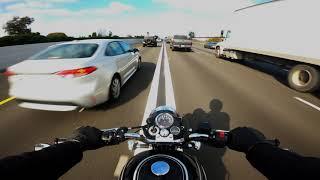 Royal Enfield Bullet 500 | Highway and Lane Splitting | [Pure RAW Sound]