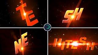 3D Name Art Video editing in Alight Motion Instagram trending video editing