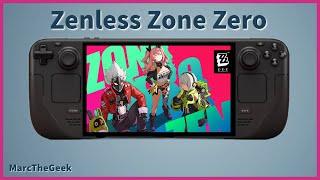 Zenless Zone Zero Gameplay on Steam Deck