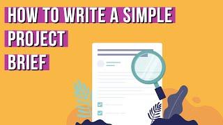 How to Write a Project Brief: Template & Examples | TeamGantt