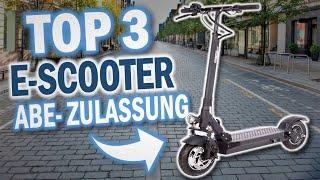 Beste E-SCOOTER MIT STRAßENZULASSUNG 2024| Top 3 Escooter mit ABE Zulassung Vergleich