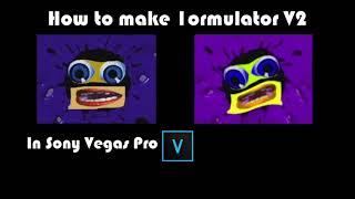 How to make 1ormulator V2 in Sony Vegas Pro