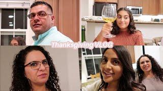 THANKSGIVING VLOG!!! little sister cooks everything?! | the Aguilars