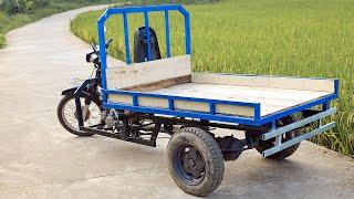 Amazing idea! How to Build a Truck from an Old Motorcycle