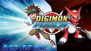 Digimon Fusion Full English Opening ''Act As One!'' (Extended/Remix) SE Included