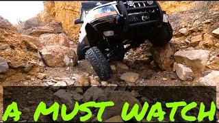 Jeep WJ Conquers its HARDEST trail alone @Rocotillo Rapids, some real ROCKLANDING