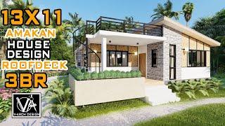 13x11 Modern Amakan House with Roofdeck (140 sqm) 3 Bedroom