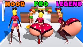 NOOB vs PRO vs LEGEND in Twerk Race 3D