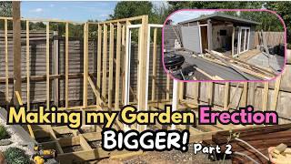 Building a DIY Garden Bar, bigger and better