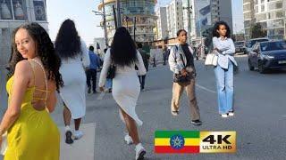 Beautiful Girls on street of Addis Ababa,  Ethiopia ,  Addis Ababa walking Tour 2025