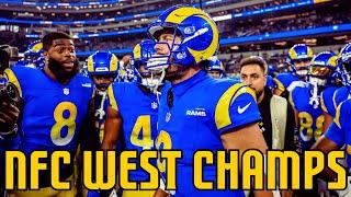 Rams CLINCH NFC West Division Championshp for 1ST time since 2021