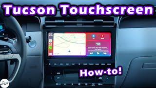 2024 Hyundai Tucson – Infotainment Demo | Touchscreen and Gauge Cluster Demo, Apple CarPlay Test