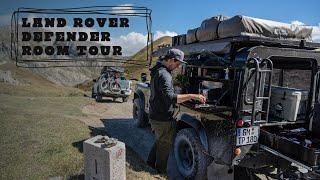 ROOMTOUR von meinem Restaurierten Land Rover Defender 110 OFFROAD Camper für Abenteuer Vanlife!