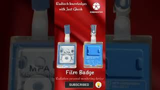 personal radiation monitoring device TLD OSL Film badge  #radiationprotection #xray