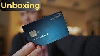 Capital One Venture X Unboxing | BEST Credit Card For 2025?