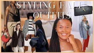 Styling Transitional Fall Outfits | NYFW VLOG | Best NYFW looks | Fab Finds | Simply Kura