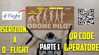 Come REGISTRARSI su D-Flight e OTTENERE il QRCODE Operatore | PARTE 1