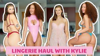 LINGERIE TRY ON HAUL WITH KYLIE