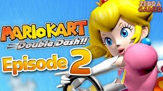 Mario Kart Double Dash!! Gameplay Walkthrough Part 2 - Peach & Daisy! 50cc Flower Cup!