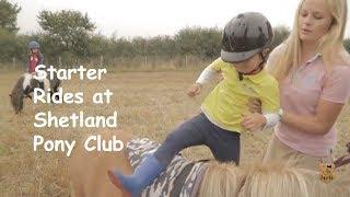 Your Child's First Pony Ride. Starter Rides at Shetland Pony Club: TV Episode 171