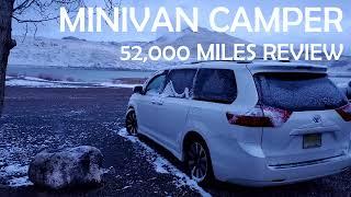 TOYOTA SIENNA MINIVAN CAMPER TOUR - After 52,000 miles and 42 States Road Trip