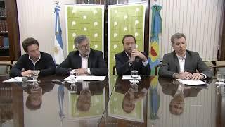 Conferencia de prensa de la provincia de Buenos Aires por la paritaria docente