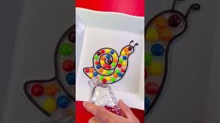 Snail  #satisfyingvideo #skittles #doodle #art #foryou
