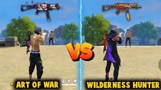 NEW UMP - WILDERNESS HUNTER VS UMP - ART OF WAR DAMAGE ABILITY TEST | BEST UMP SKIN - FREE FIRE