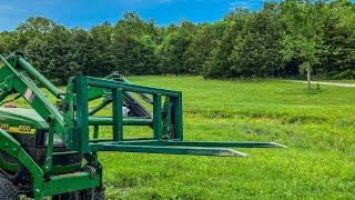 HOMEMADE PALLET FORKS FOR TRACTOR