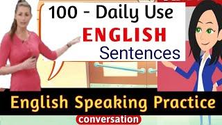 100 daily use English sentences | English Speaking Practice | tahmeena khan