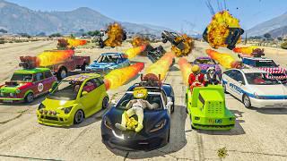 EL ÚLTIMO EXPLOTA CON COCHES ALEATORIOS CON TURBOS!! - GTA 5 ONLINE